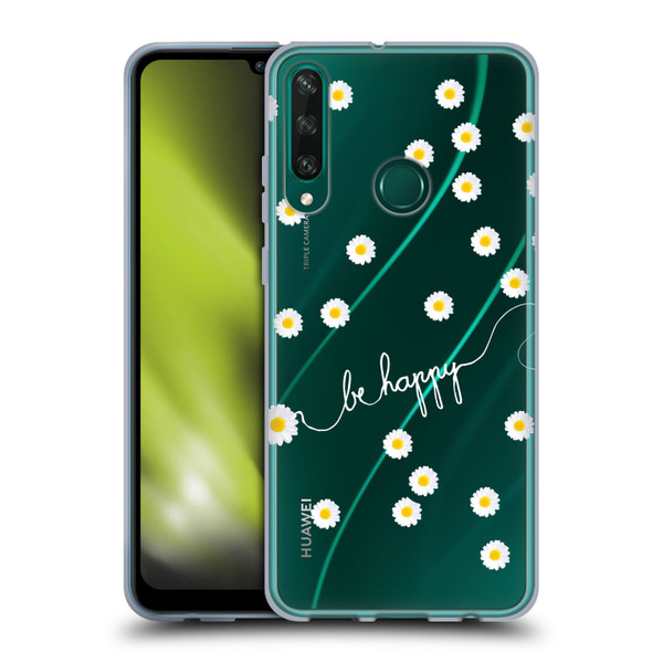 Monika Strigel Happy Daisy Clear Soft Gel Case for Huawei Y6p