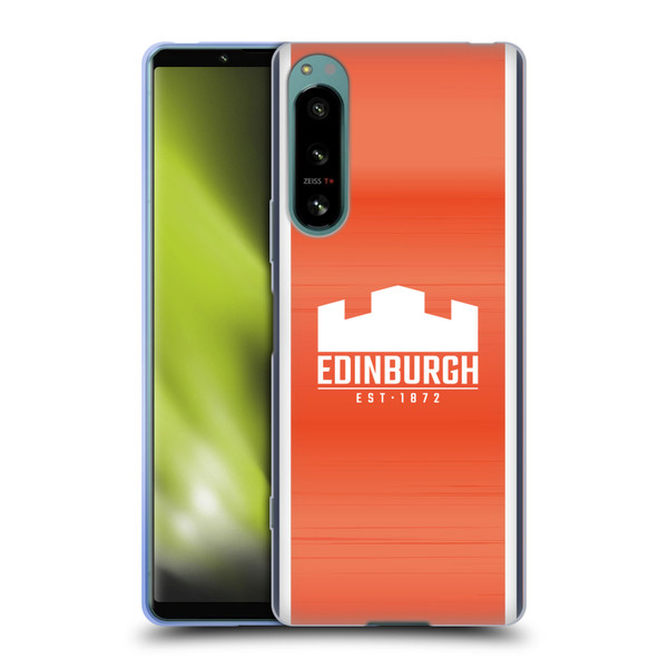 Edinburgh Rugby 2024/25 Crest Kit Away Soft Gel Case for Sony Xperia 5 IV