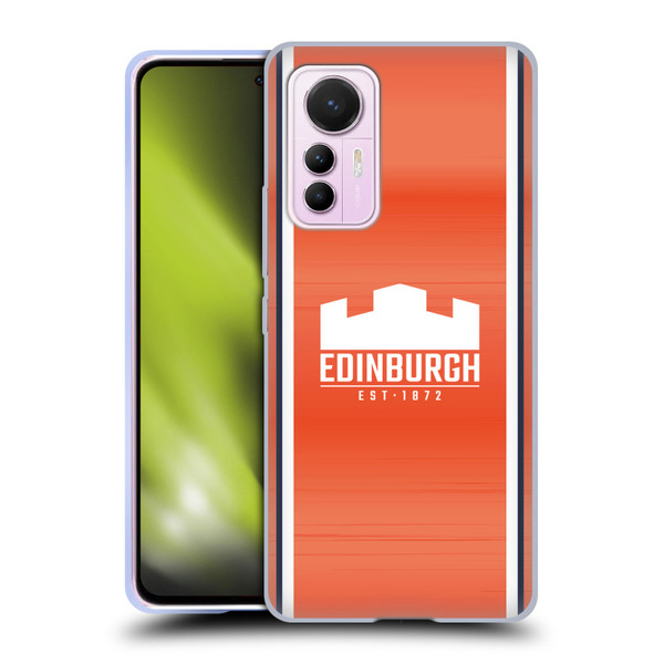 Edinburgh Rugby 2024/25 Crest Kit Away Soft Gel Case for Xiaomi 12 Lite