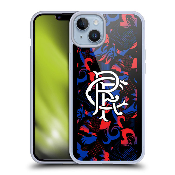 Rangers FC 2024/25 Kit Third Soft Gel Case for Apple iPhone 14 Plus
