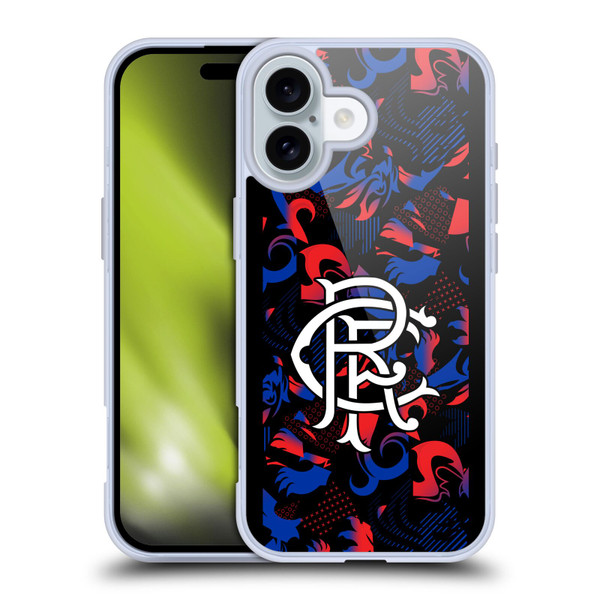 Rangers FC 2024/25 Kit Third Soft Gel Case for Apple iPhone 16