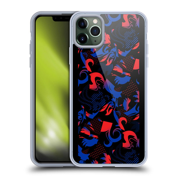Rangers FC 2024/25 Kit Third Pattern Soft Gel Case for Apple iPhone 11 Pro Max