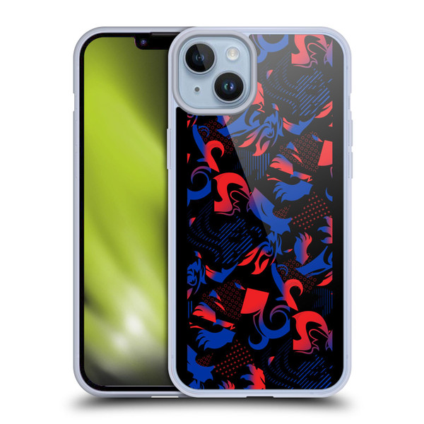 Rangers FC 2024/25 Kit Third Pattern Soft Gel Case for Apple iPhone 14 Plus
