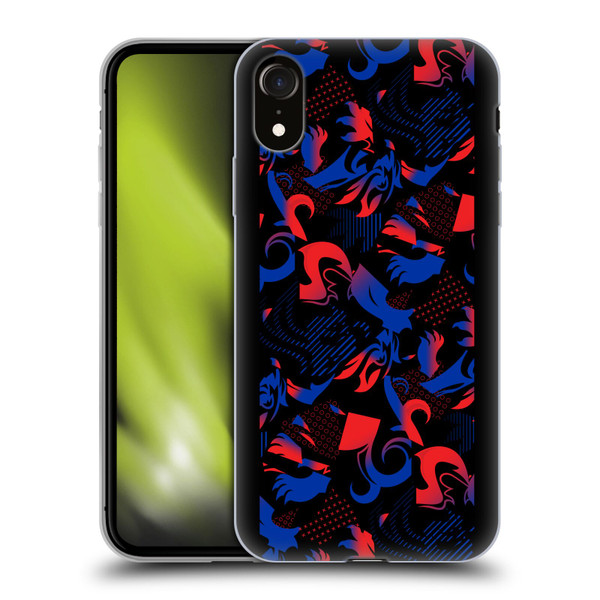 Rangers FC 2024/25 Kit Third Pattern Soft Gel Case for Apple iPhone XR