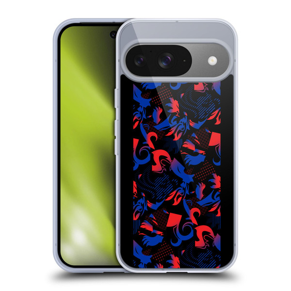 Rangers FC 2024/25 Kit Third Pattern Soft Gel Case for Google Pixel 9 / Pixel 9 Pro