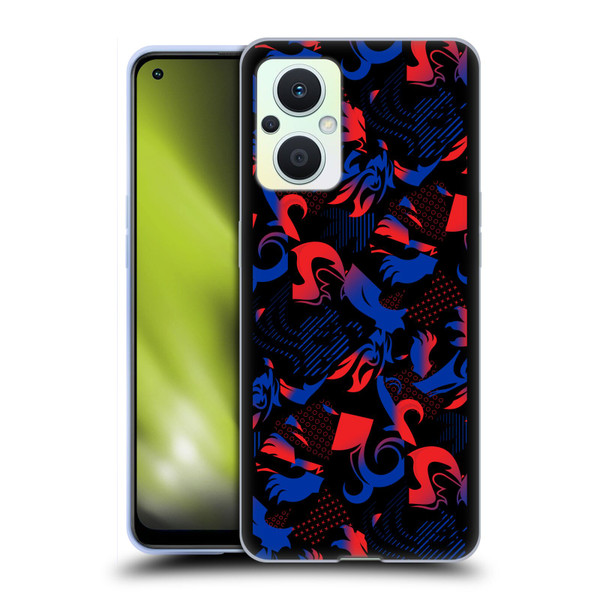 Rangers FC 2024/25 Kit Third Pattern Soft Gel Case for OPPO Reno8 Lite