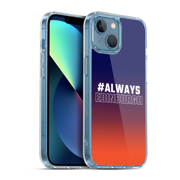 Edinburgh Rugby Logo 2 Gradient Edinburgh Soft Gel Case for Apple iPhone 13 Mini & MagSafe