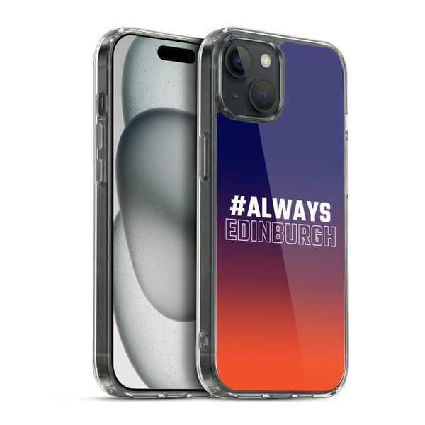Edinburgh Rugby Logo 2 Gradient Edinburgh Soft Gel Case for Apple iPhone 15 Plus & MagSafe