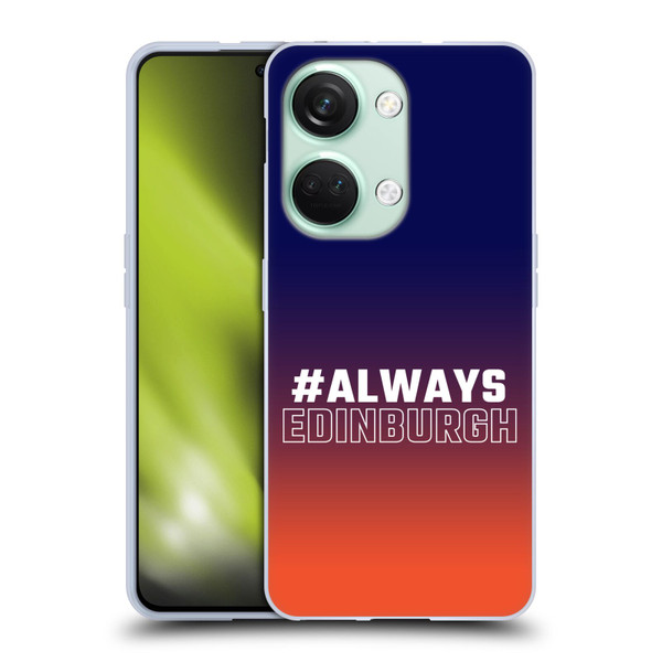 Edinburgh Rugby Logo 2 Gradient Edinburgh Soft Gel Case for OnePlus Nord 3 5G