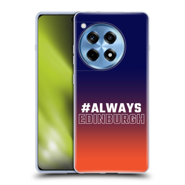 Edinburgh Rugby Logo 2 Gradient Edinburgh Soft Gel Case for OnePlus 12R