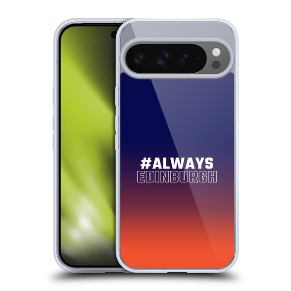 Edinburgh Rugby Logo 2 Gradient Edinburgh Soft Gel Case for Google Pixel 9 Pro XL