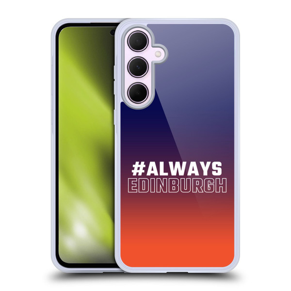 Edinburgh Rugby Logo 2 Gradient Edinburgh Soft Gel Case for Samsung Galaxy A35 5G