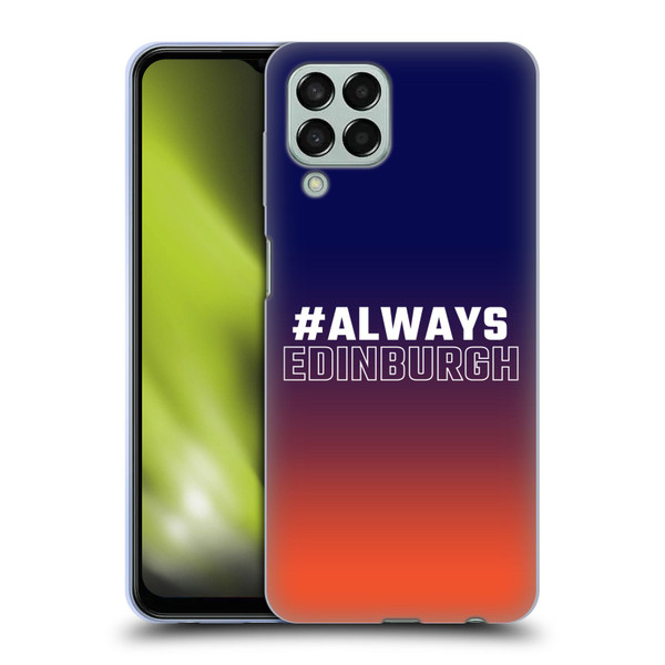 Edinburgh Rugby Logo 2 Gradient Edinburgh Soft Gel Case for Samsung Galaxy M33 (2022)
