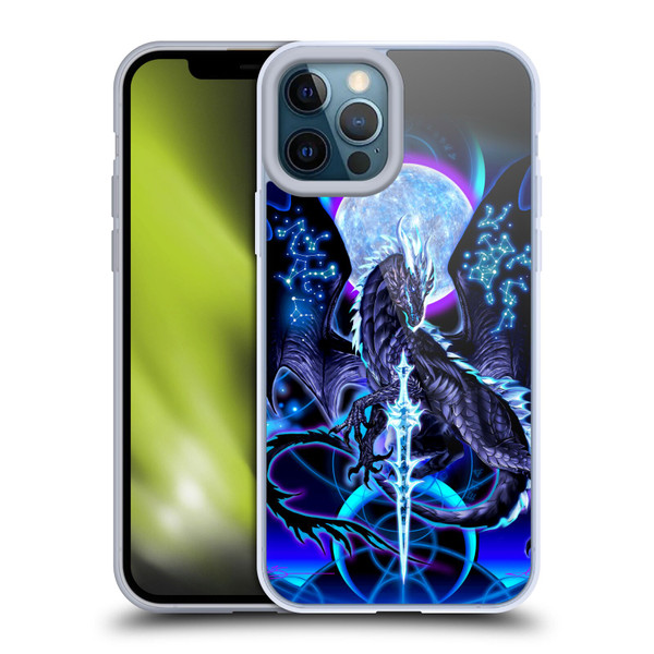 Ruth Thompson Art Dragon, Sword & Constellations Soft Gel Case for Apple iPhone 12 Pro Max