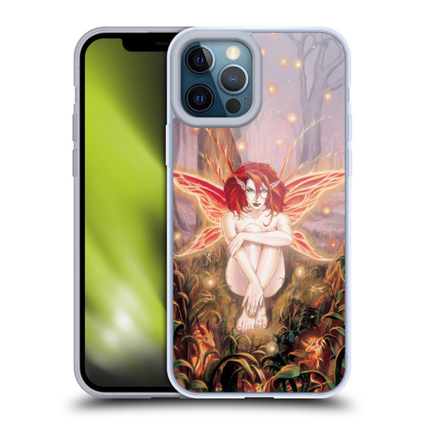 Ruth Thompson Art Ember Fire Fairy In Forest Soft Gel Case for Apple iPhone 12 Pro Max