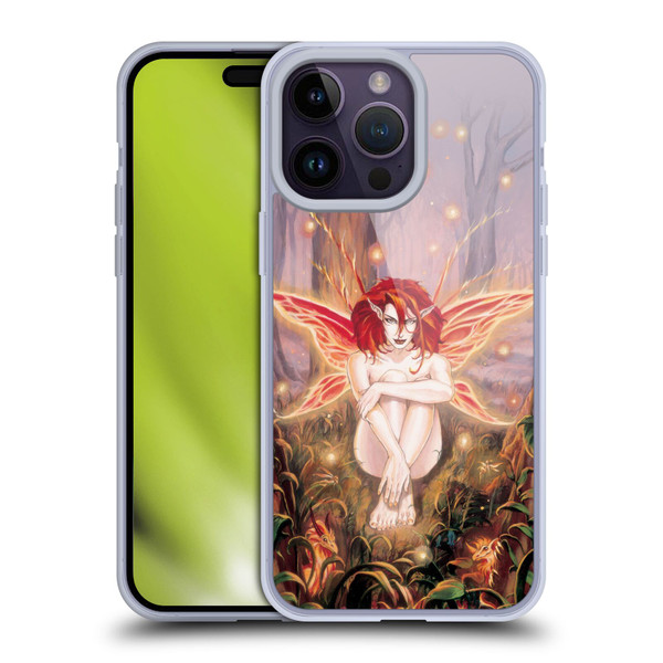 Ruth Thompson Art Ember Fire Fairy In Forest Soft Gel Case for Apple iPhone 14 Pro Max