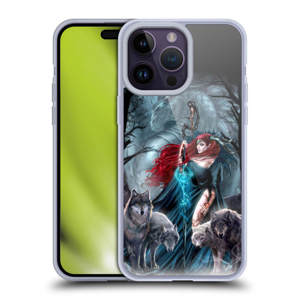 Ruth Thompson Art Scorpio With Wolves And Dragon Soft Gel Case for Apple iPhone 14 Pro Max