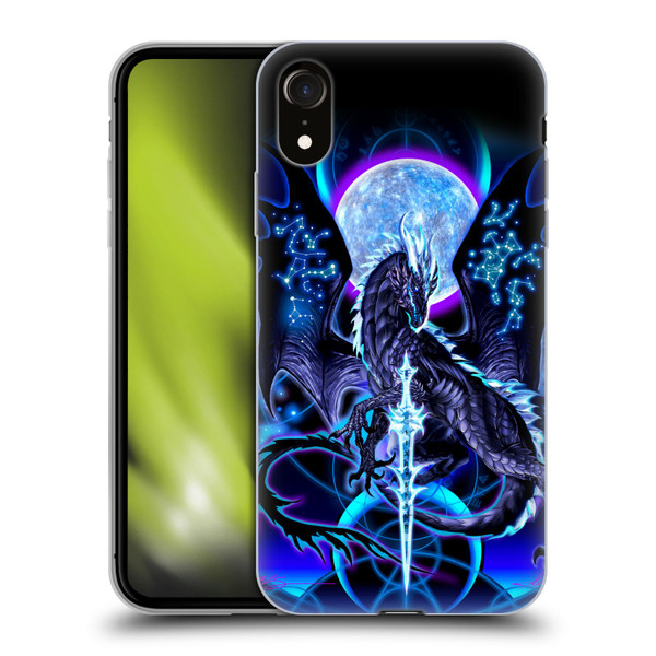 Ruth Thompson Art Dragon, Sword & Constellations Soft Gel Case for Apple iPhone XR