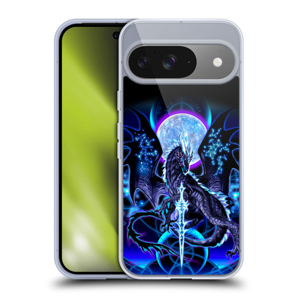 Ruth Thompson Art Dragon, Sword & Constellations Soft Gel Case for Google Pixel 9 / Pixel 9 Pro