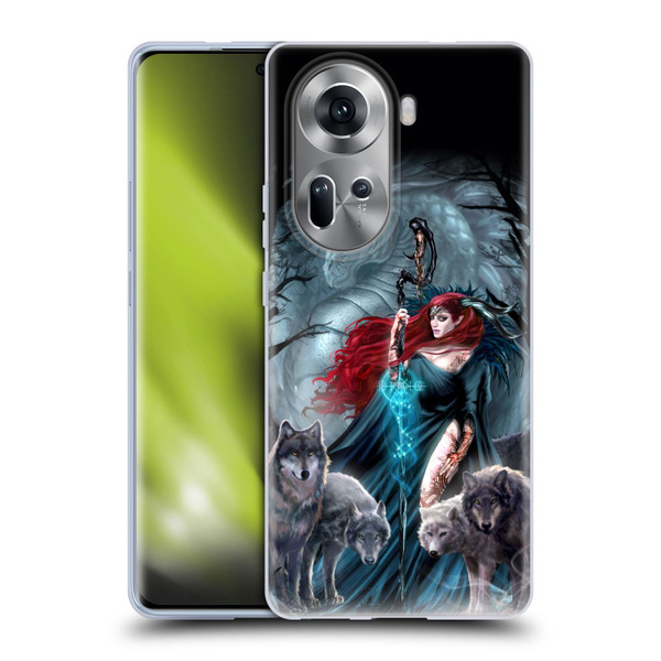 Ruth Thompson Art Scorpio With Wolves And Dragon Soft Gel Case for OPPO Reno11