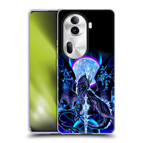 Ruth Thompson Art Dragon, Sword & Constellations Soft Gel Case for OPPO Reno11 Pro