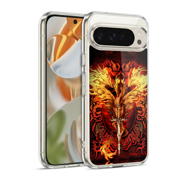 Ruth Thompson Dragons Flameblade Soft Gel Case for Google Pixel 9 / Pixel 9 Pro