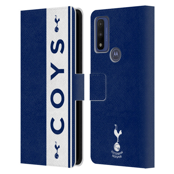 Tottenham Hotspur F.C. Badge COYS Leather Book Wallet Case Cover For Motorola G Pure