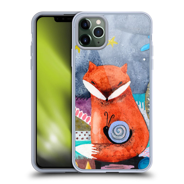 Wyanne Animals Nighty Nite Fox Soft Gel Case for Apple iPhone 11 Pro Max