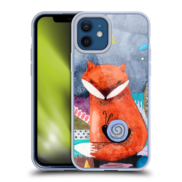 Wyanne Animals Nighty Nite Fox Soft Gel Case for Apple iPhone 12 / iPhone 12 Pro