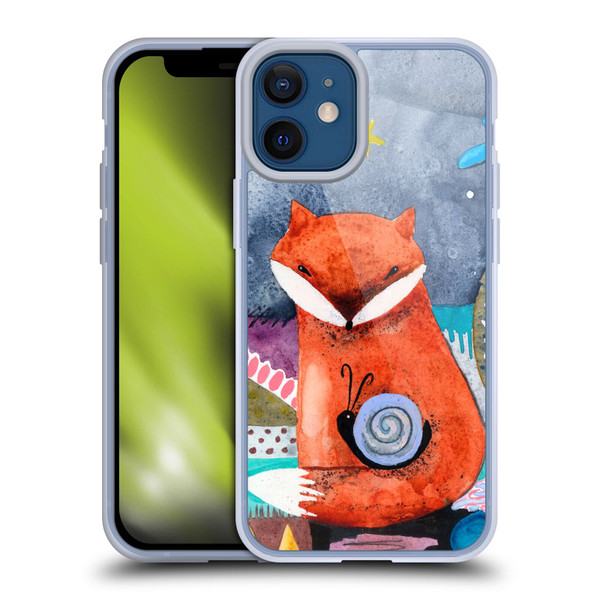 Wyanne Animals Nighty Nite Fox Soft Gel Case for Apple iPhone 12 Mini