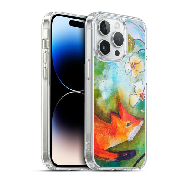 Wyanne Animals Fox In The Round Soft Gel Case for Apple iPhone 13 Pro & MagSafe