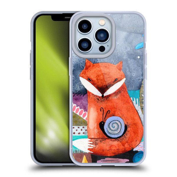 Wyanne Animals Nighty Nite Fox Soft Gel Case for Apple iPhone 13 Pro