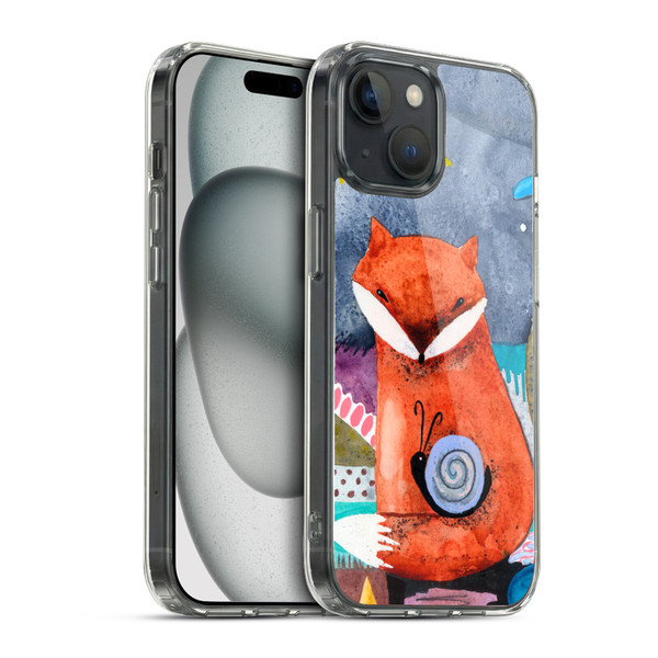 Wyanne Animals Nighty Nite Fox Soft Gel Case for Apple iPhone 15 & MagSafe