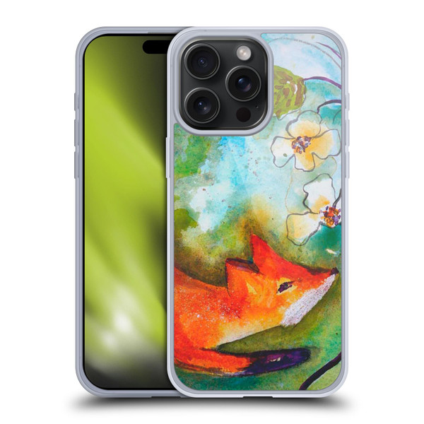 Wyanne Animals Fox In The Round Soft Gel Case for Apple iPhone 15 Pro Max