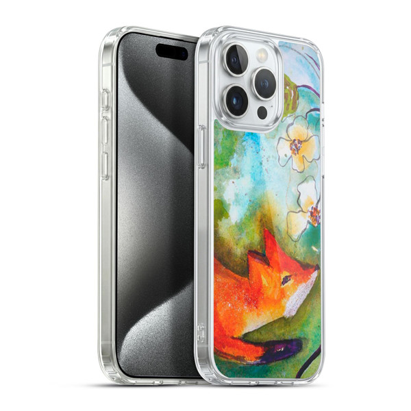 Wyanne Animals Fox In The Round Soft Gel Case for Apple iPhone 15 Pro Max & MagSafe