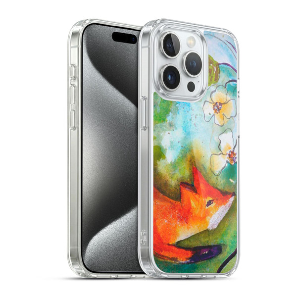 Wyanne Animals Fox In The Round Soft Gel Case for Apple iPhone 15 Pro & MagSafe