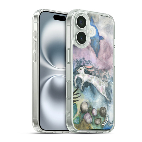 Wyanne Animals Bird and Rabbit Soft Gel Case for Apple iPhone 16 & MagSafe