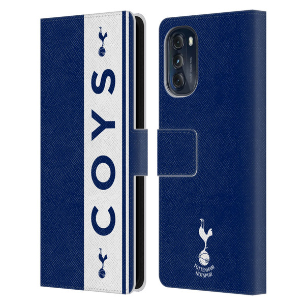 Tottenham Hotspur F.C. Badge COYS Leather Book Wallet Case Cover For Motorola Moto G (2022)