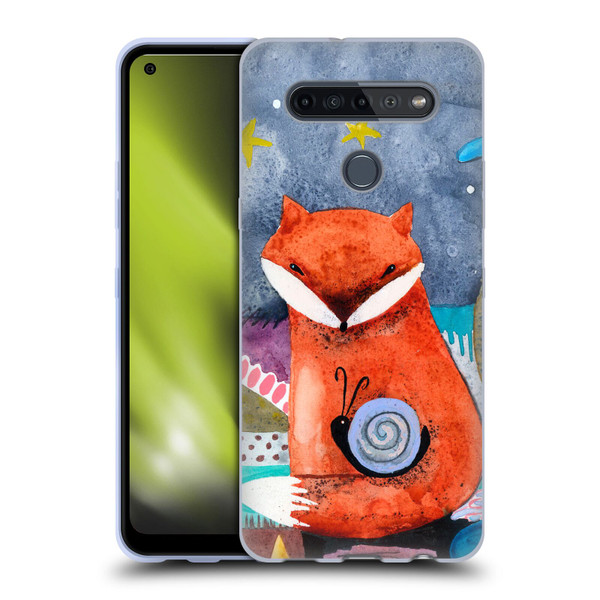 Wyanne Animals Nighty Nite Fox Soft Gel Case for LG K51S