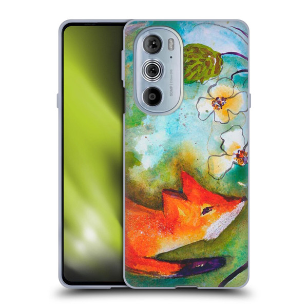 Wyanne Animals Fox In The Round Soft Gel Case for Motorola Edge X30