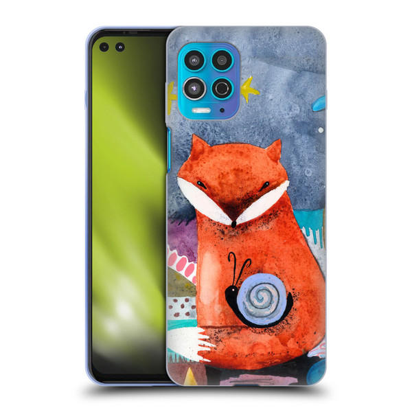 Wyanne Animals Nighty Nite Fox Soft Gel Case for Motorola Moto G100
