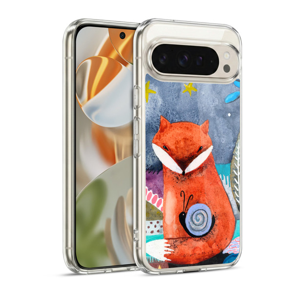 Wyanne Animals Nighty Nite Fox Soft Gel Case for Google Pixel 9 / Pixel 9 Pro