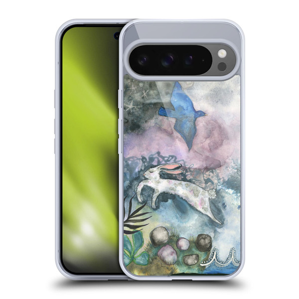 Wyanne Animals Bird and Rabbit Soft Gel Case for Google Pixel 9 Pro XL