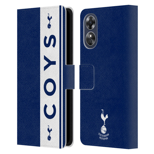 Tottenham Hotspur F.C. Badge COYS Leather Book Wallet Case Cover For OPPO A17