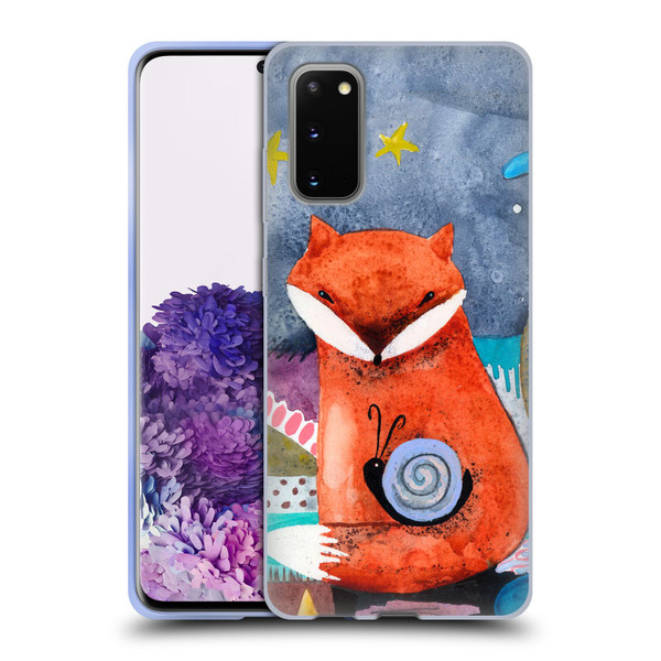 Wyanne Animals Nighty Nite Fox Soft Gel Case for Samsung Galaxy S20 / S20 5G