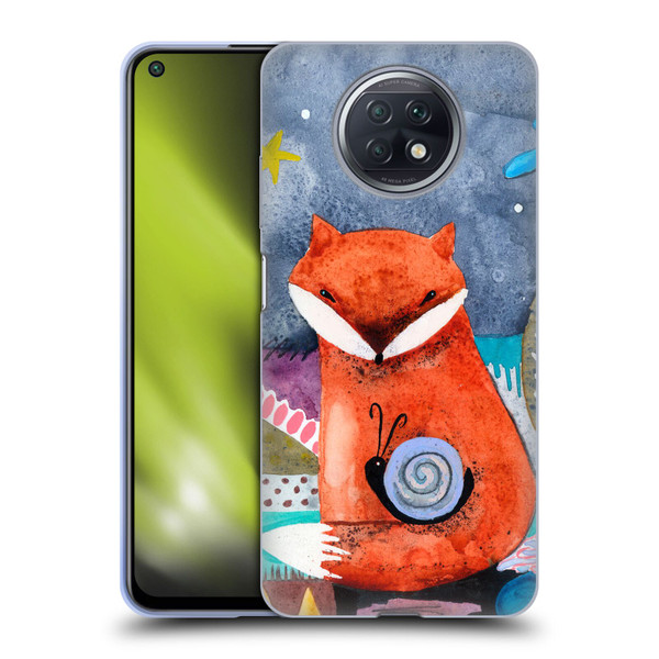 Wyanne Animals Nighty Nite Fox Soft Gel Case for Xiaomi Redmi Note 9T 5G
