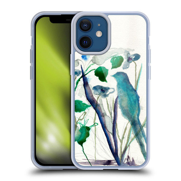 Wyanne Birds Watercolour Bird Soft Gel Case for Apple iPhone 12 Mini