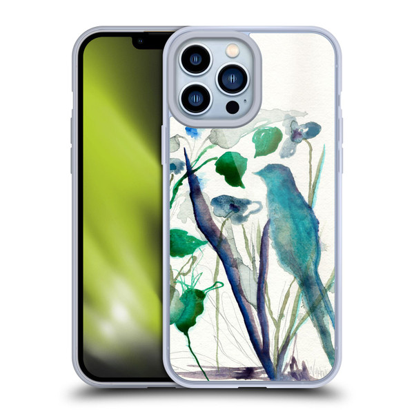 Wyanne Birds Watercolour Bird Soft Gel Case for Apple iPhone 13 Pro Max