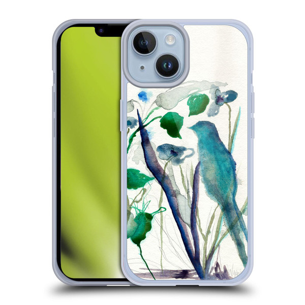 Wyanne Birds Watercolour Bird Soft Gel Case for Apple iPhone 14