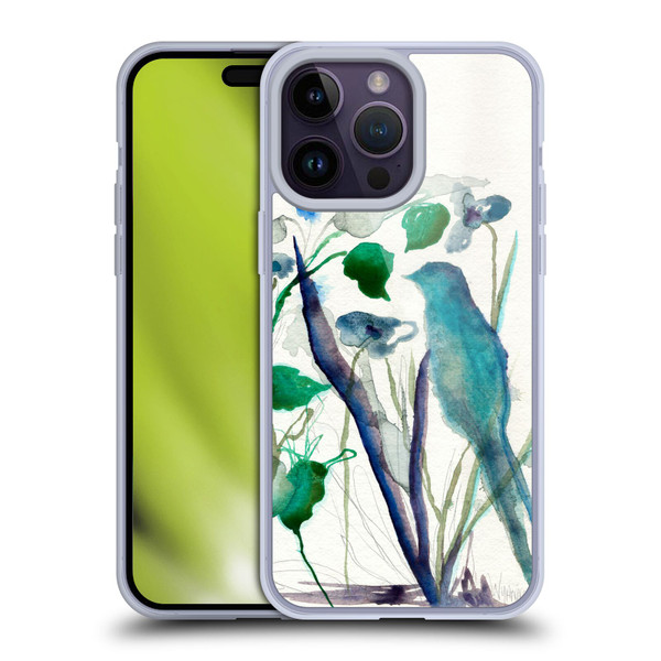 Wyanne Birds Watercolour Bird Soft Gel Case for Apple iPhone 14 Pro Max
